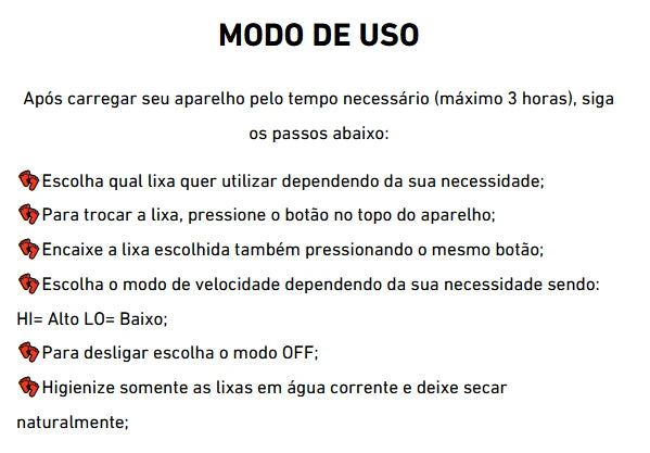 Removedor de Calos e Rachaduras